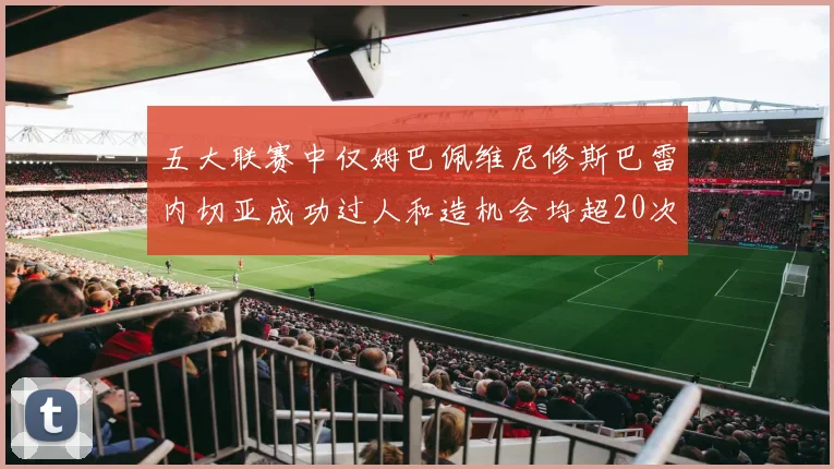 五大联赛中仅姆巴佩维尼修斯巴雷内切亚成功过人和造机会均超20次的传奇表现