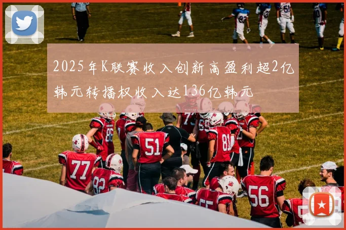 2025年K联赛收入创新高盈利超2亿韩元转播权收入达136亿韩元